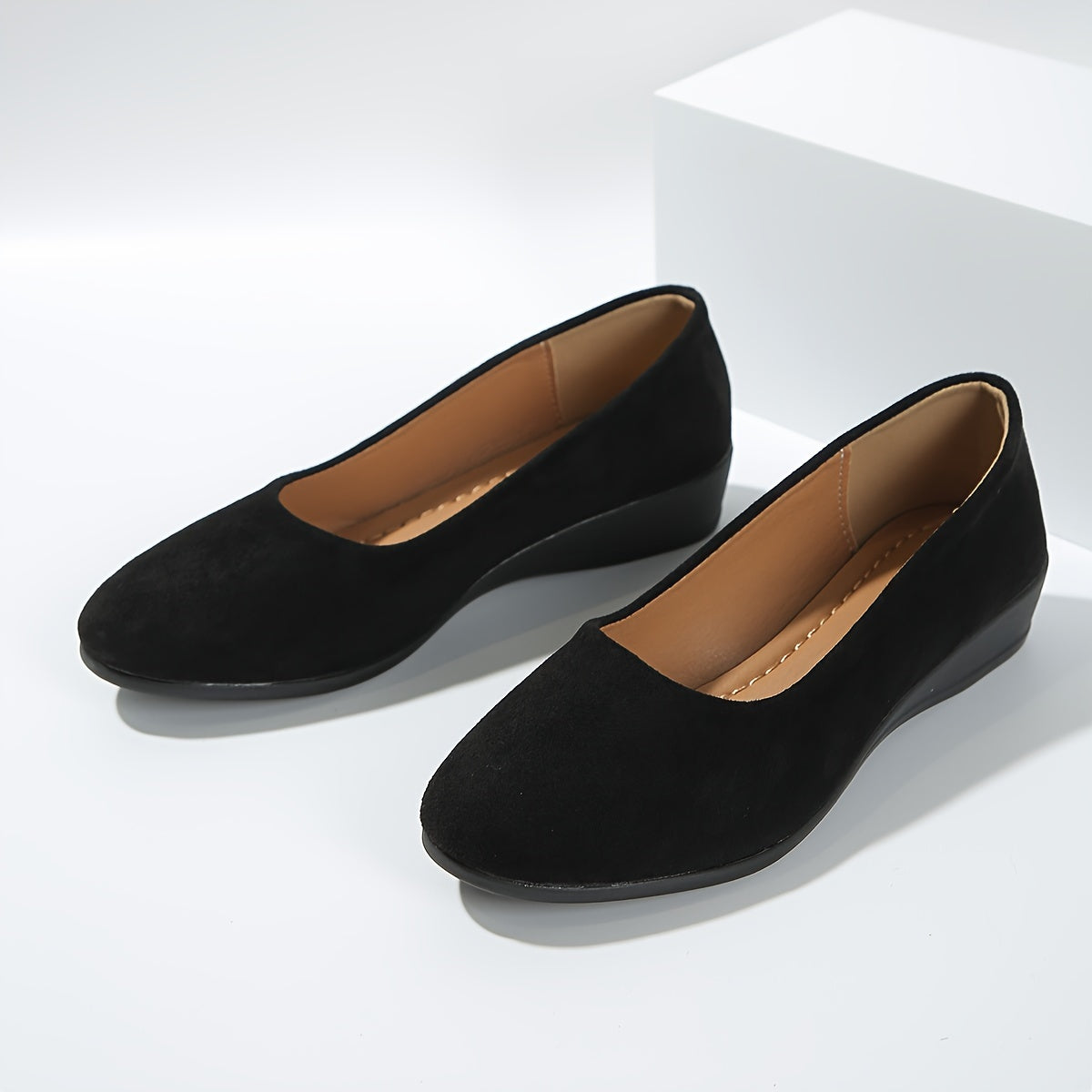 Love – Comfortable Wedge Ballerinas