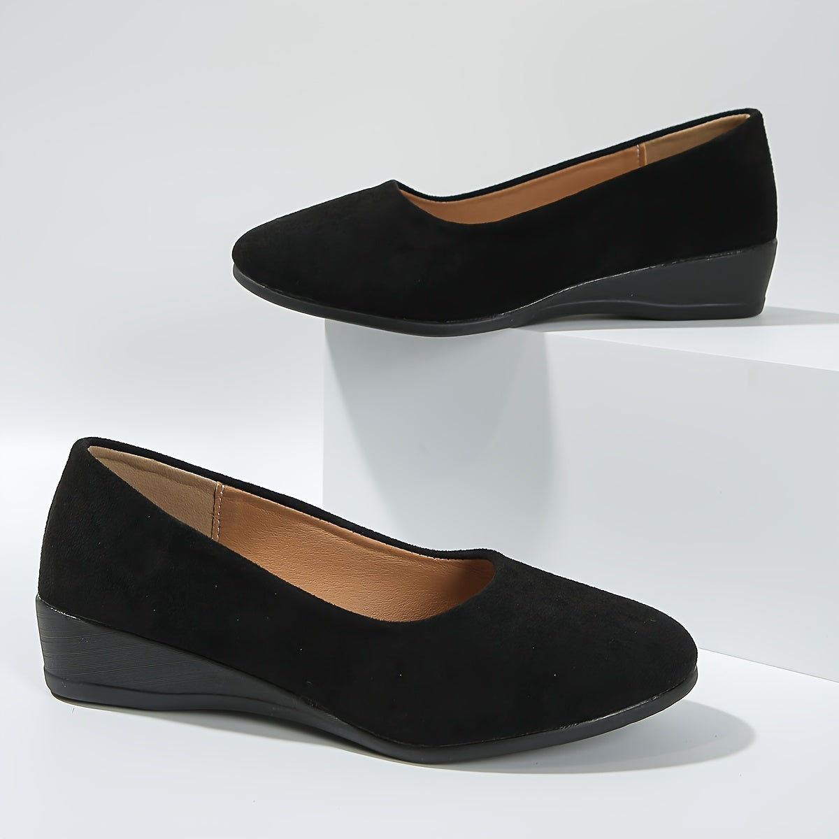 Love – Comfortable Wedge Ballerinas