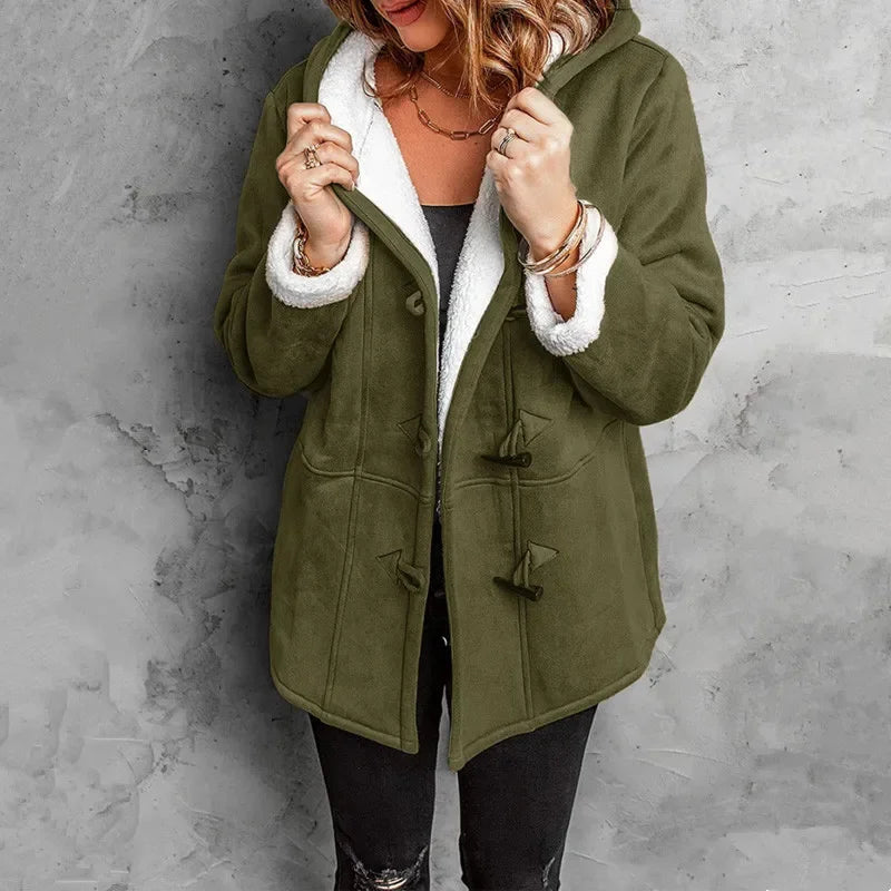 Clovain - Women's Fleece Coat