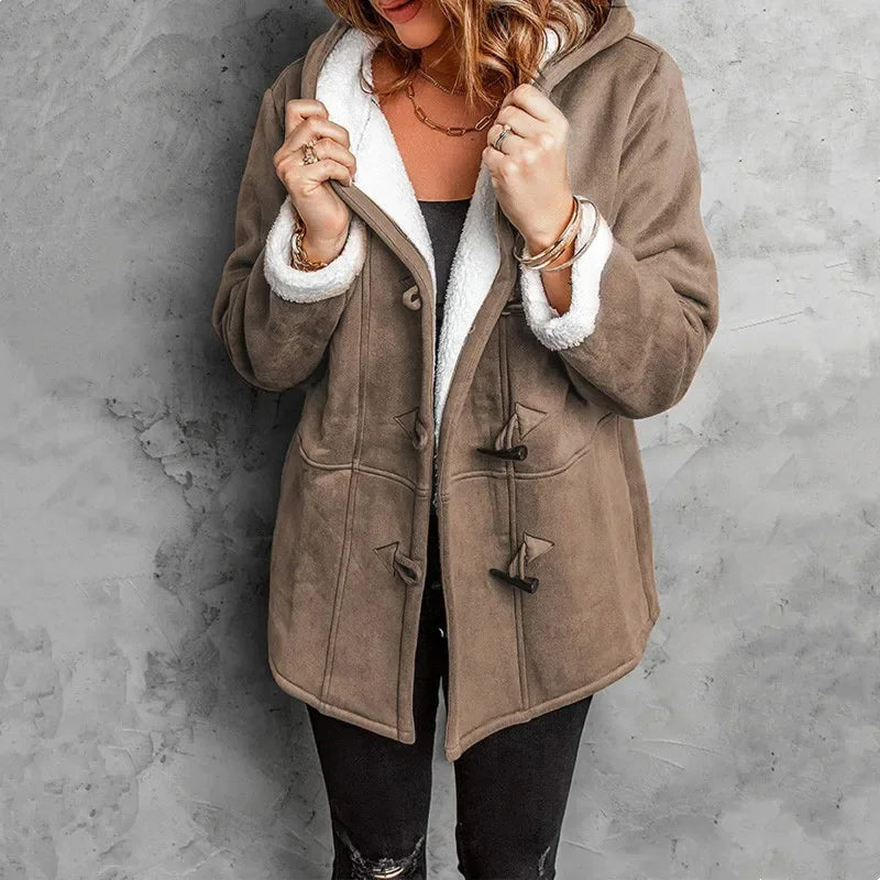 Clovain - Women's Fleece Coat