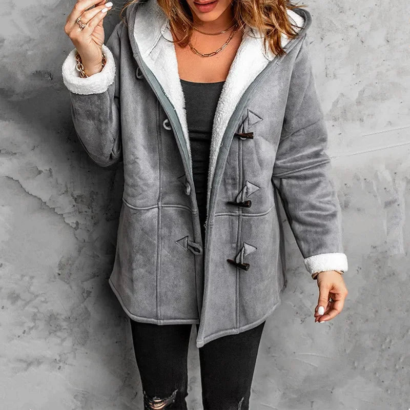Clovain - Women's Fleece Coat