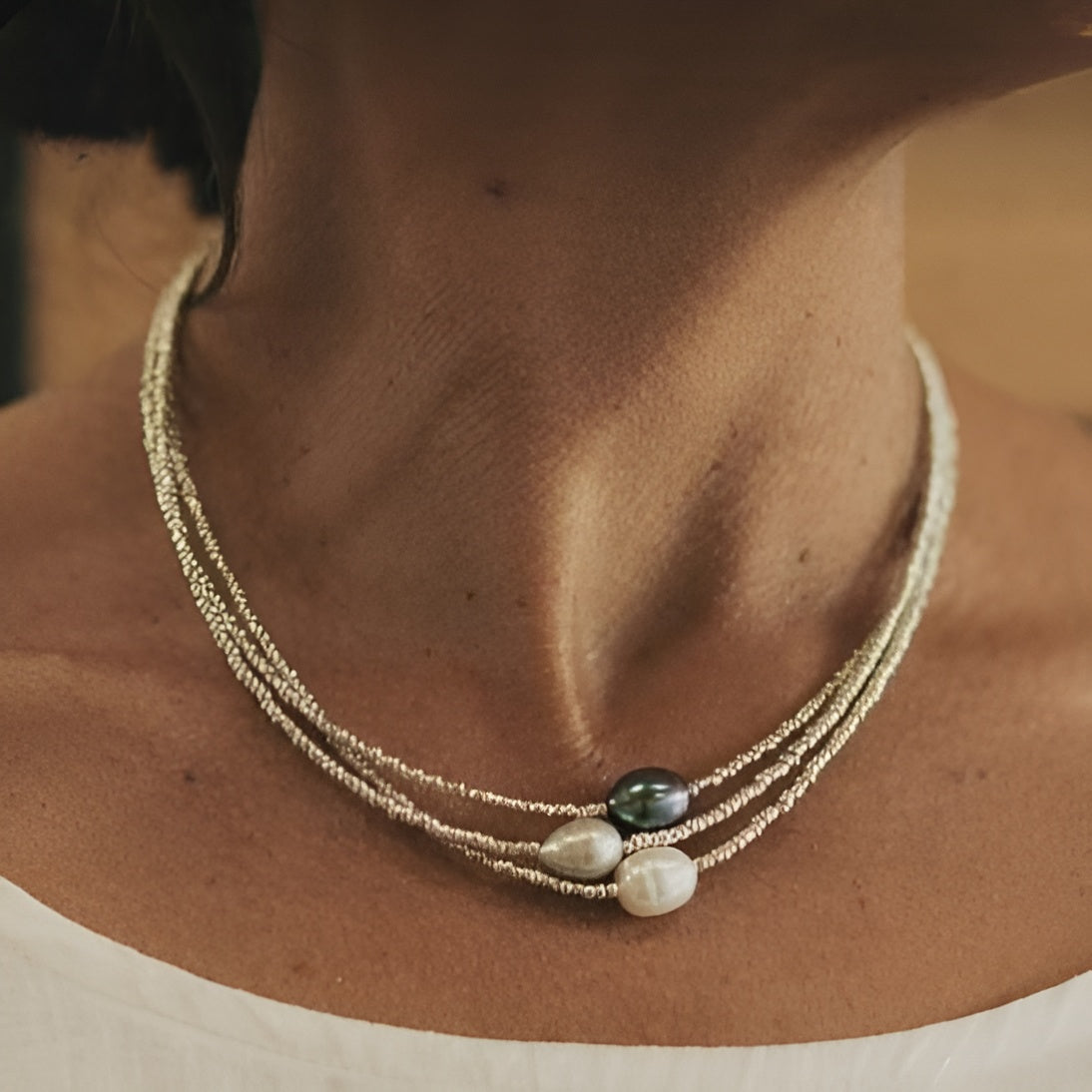 CORA | STYLISH VINTAGE PEARL NECKLACE